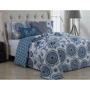 Stokes Traditional 5 Piece Reversible Duvet Cover Set