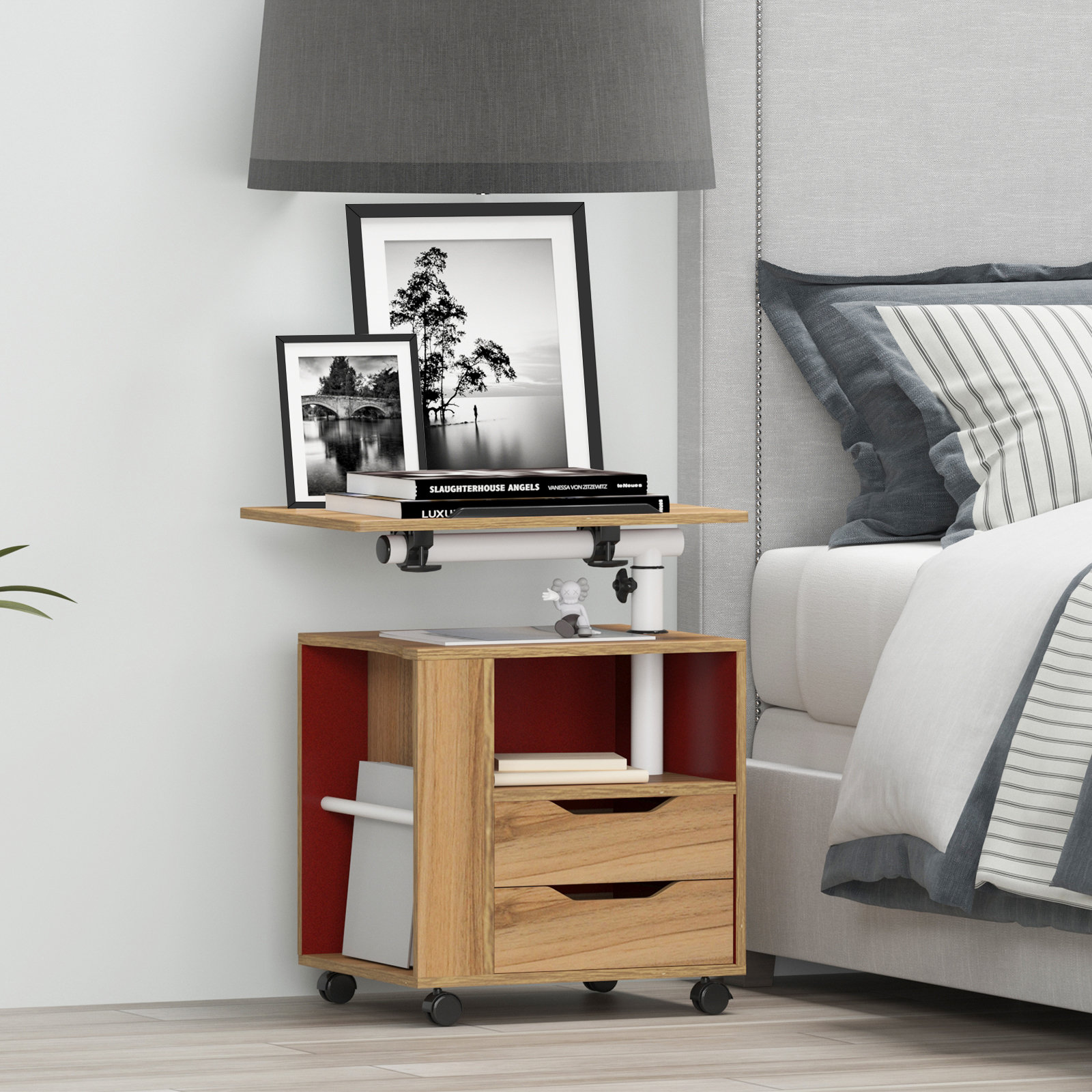 Latitude Run® Chyrell Iron Nightstand & Reviews Wayfair Canada