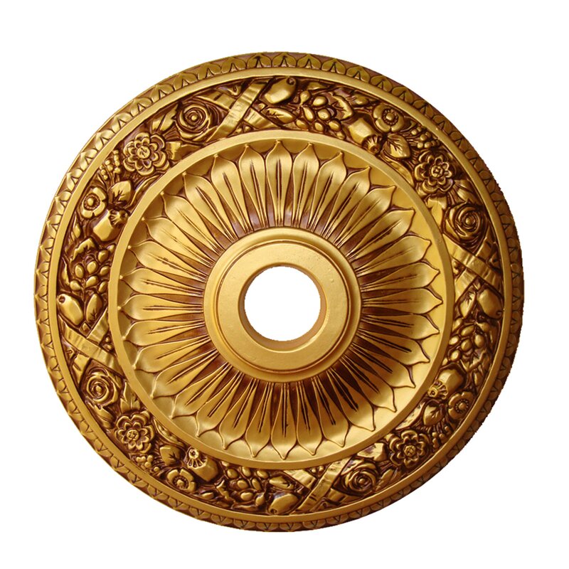 Artistry Lighting Antique Frame Regular Ceiling Medallion ...