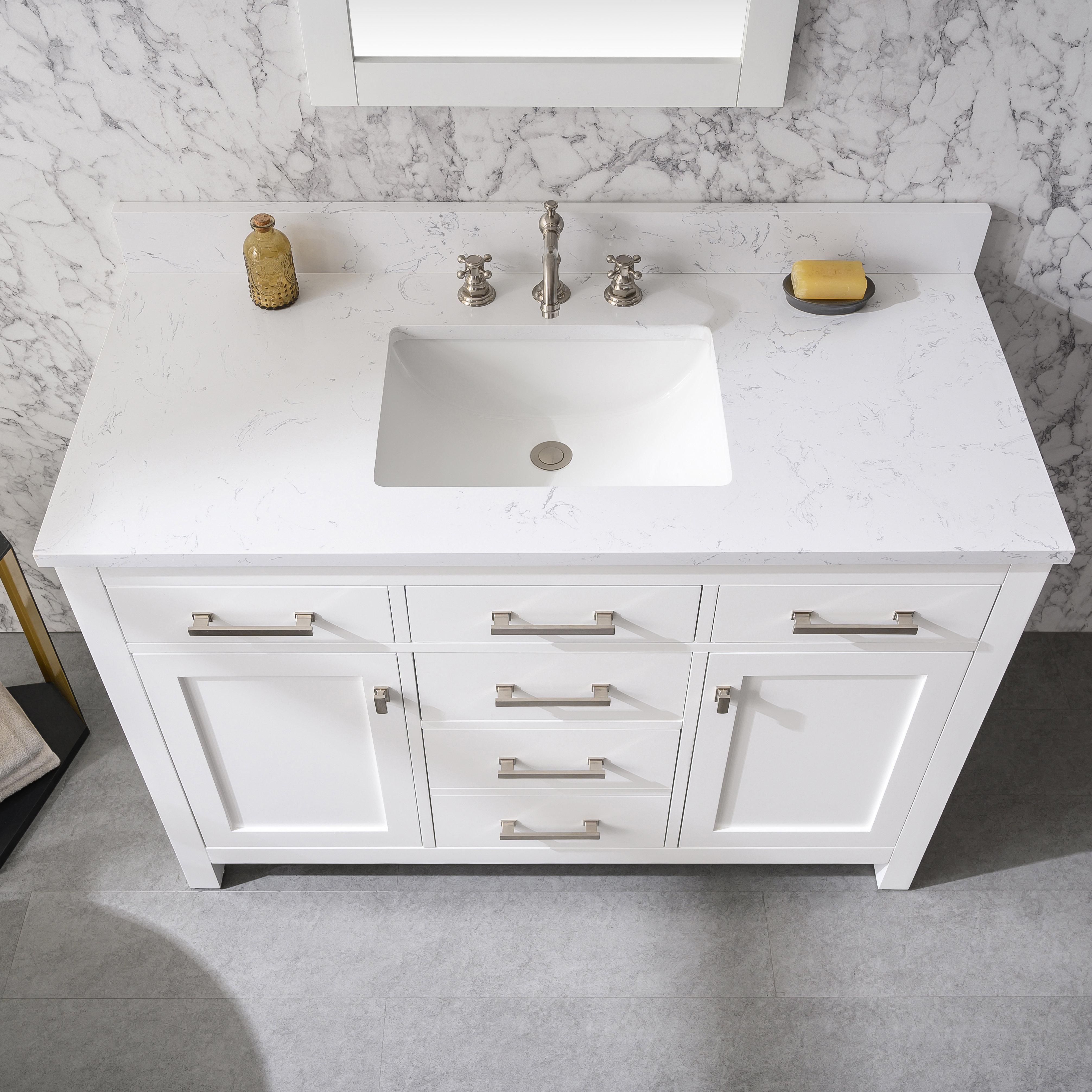 Mercury Row Atencio 48 Single Bathroom Vanity Reviews Wayfair