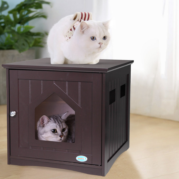 enclosed kitty litter boxes