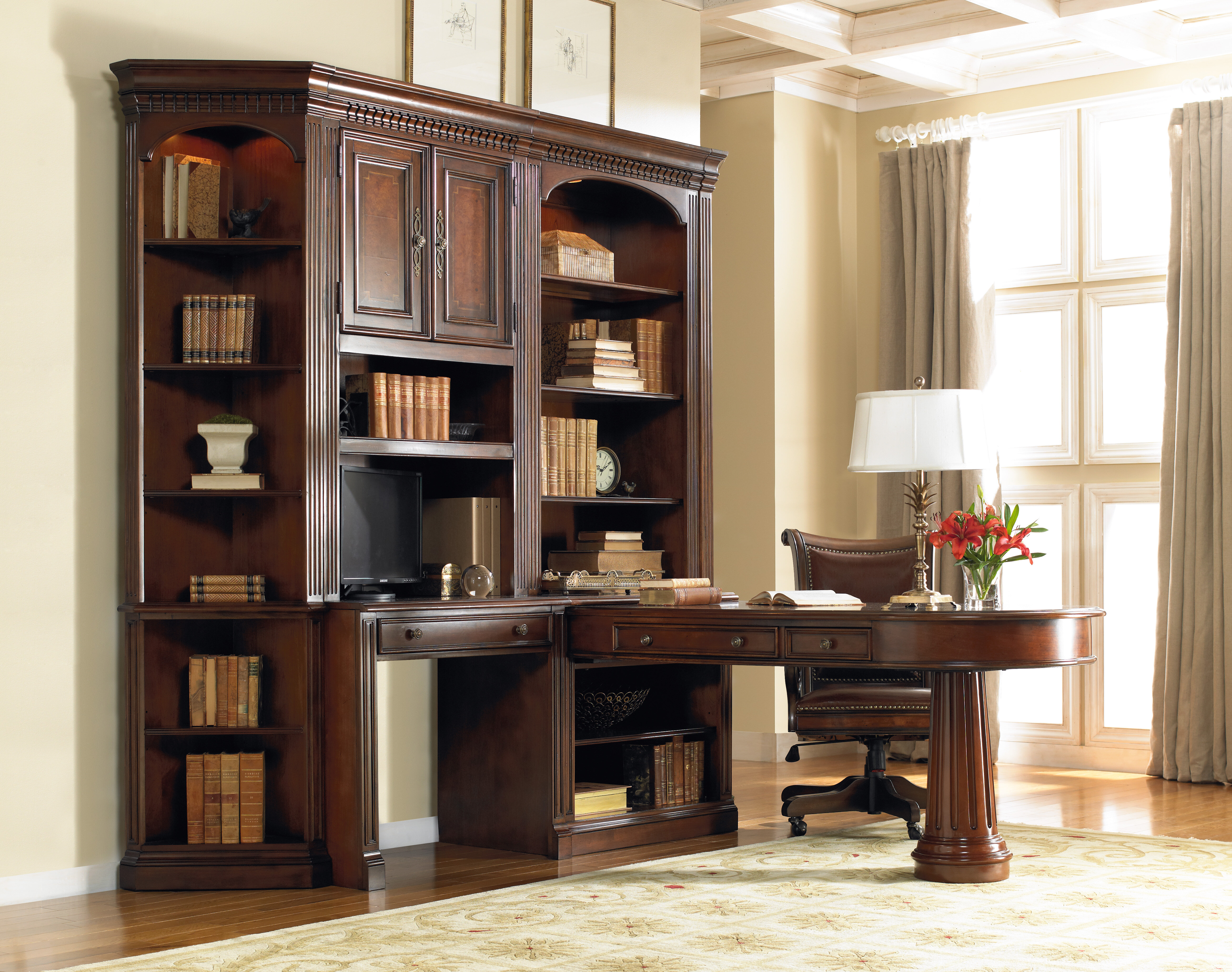 hooker furniture european renaissance ii executive desk