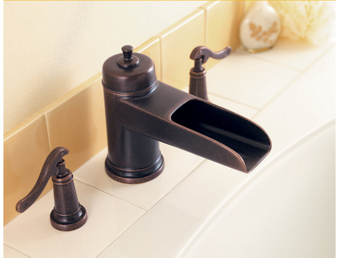 Pfister Ashfield Deck Mount Roman Tub Faucet Trim with ...
