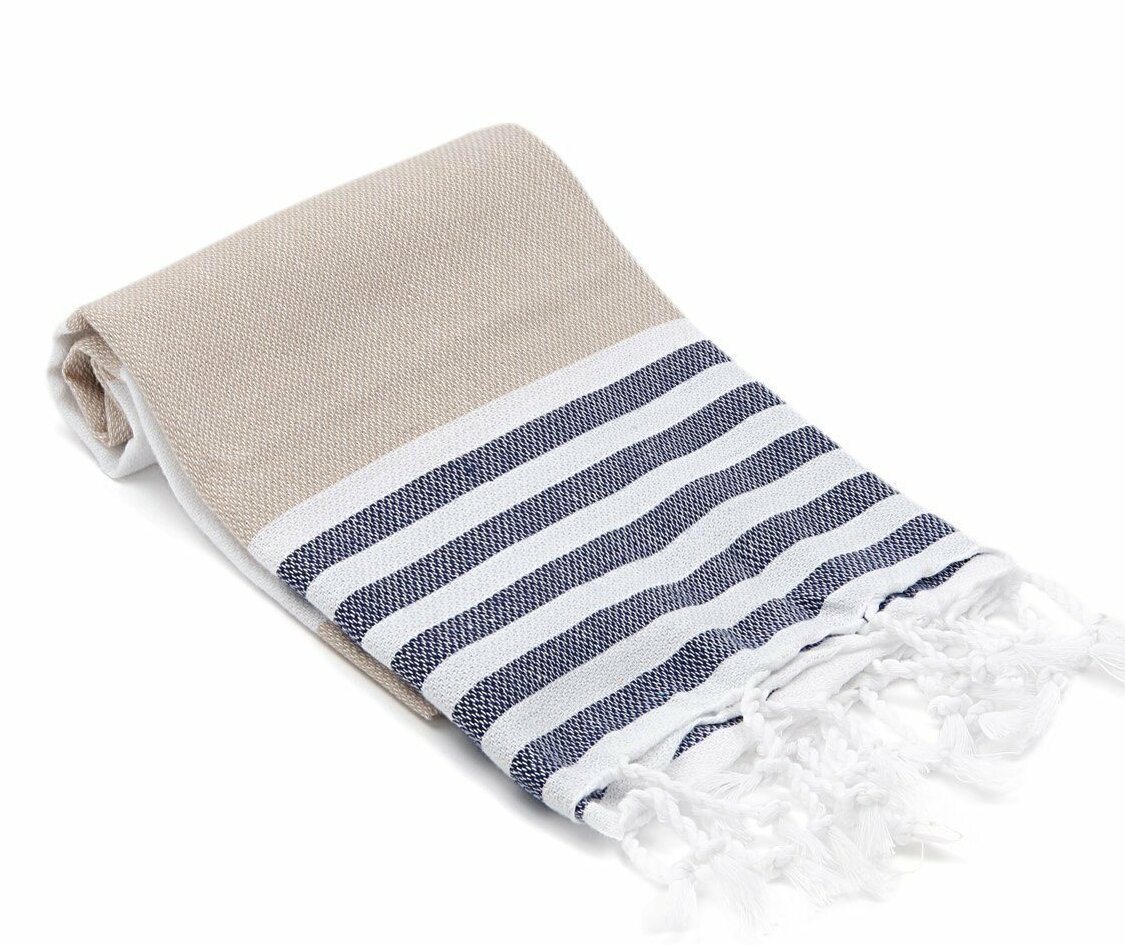 bright striped bath towels