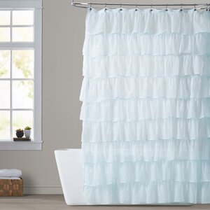 Atia Ruffled Tier Shower Curtain