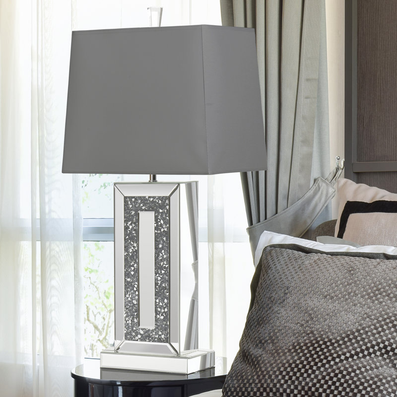 wayfair silver table lamps