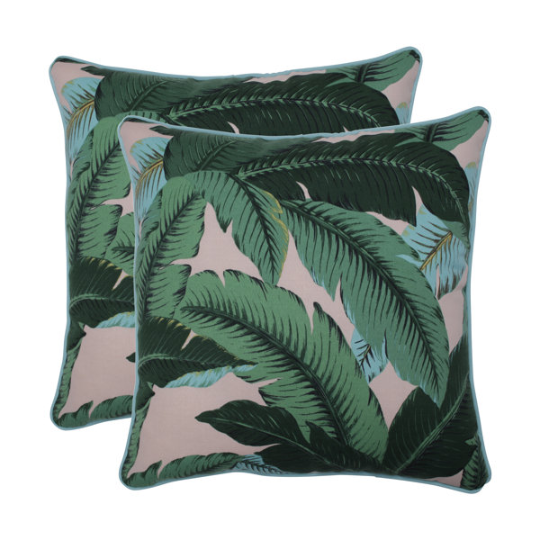 Green Palm Pillow Wayfair
