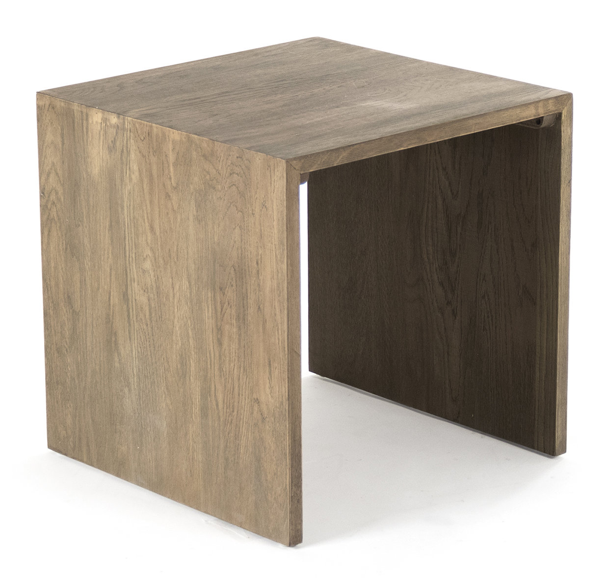 Zentique Ava 18'' Tall Solid Wood Sled End Table Wayfair