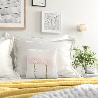 East Urban Home The Gingham Owl Shell Throw Pillow Wayfair
