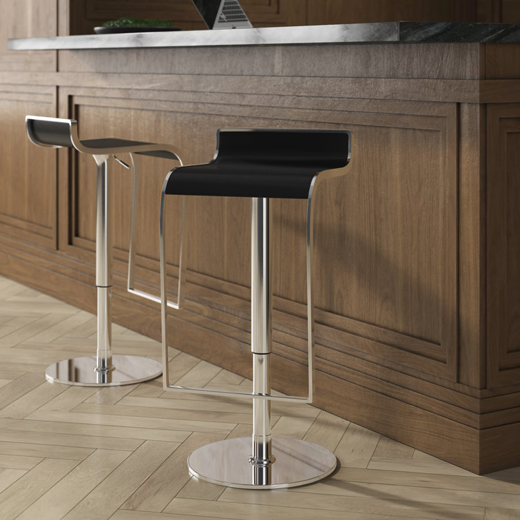 milano adjustable swivel bar chair