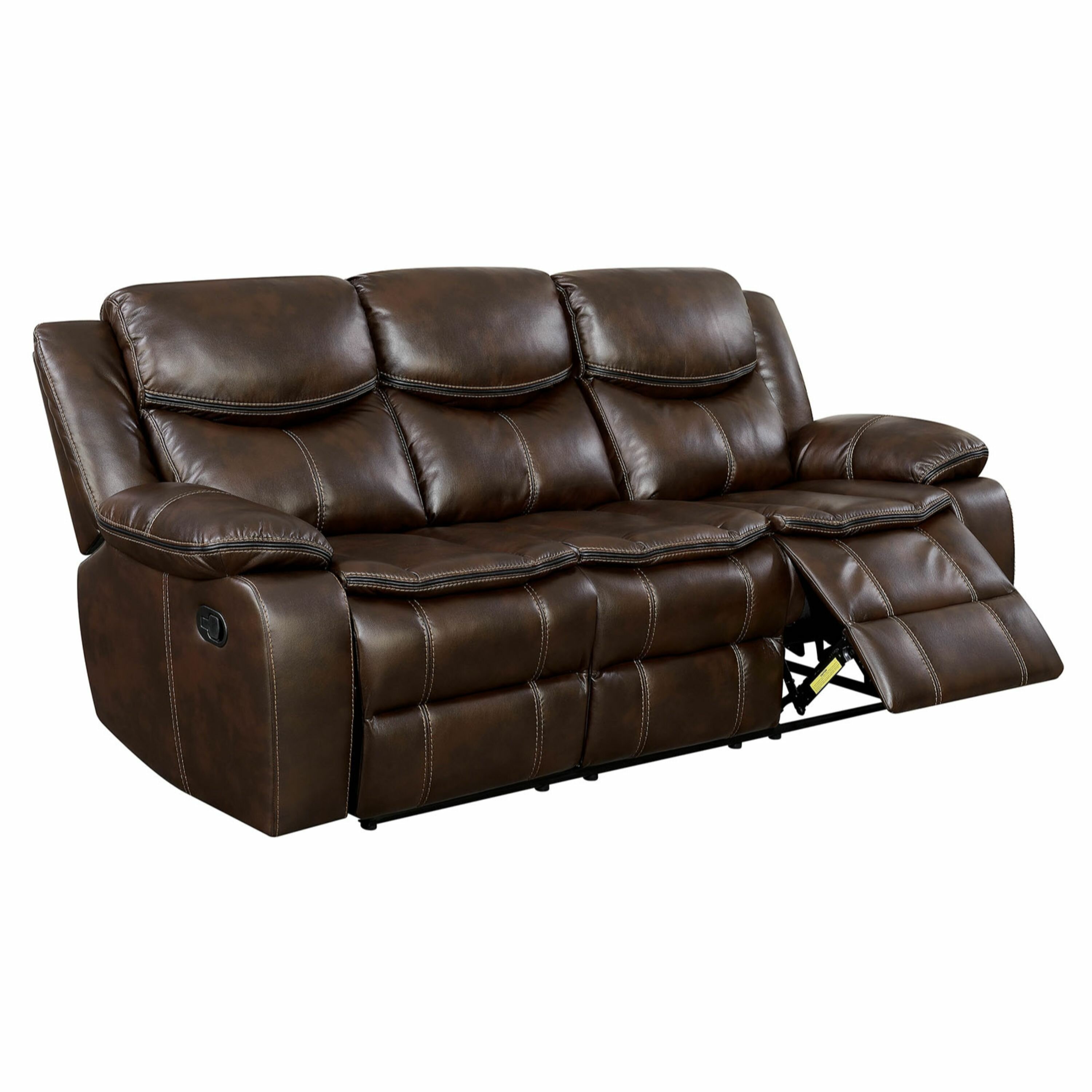 Futura Leather Reclining Sofa Reviews Red Barrel Studio ...