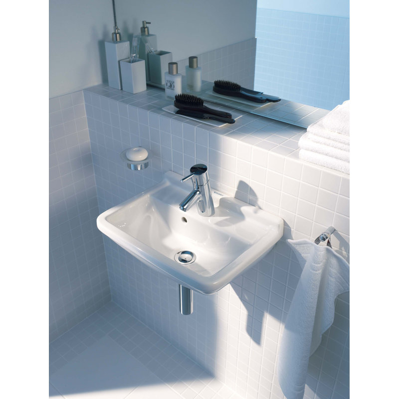 Duravit Starck 3 Ceramic Vitreous China Specialty Wall Mount Bathroom Sink With Overflow Reviews Wayfair