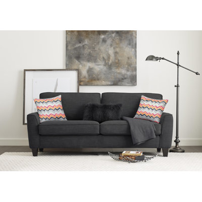 Astoria Sofa Serta At Home Upholstery Charcoal