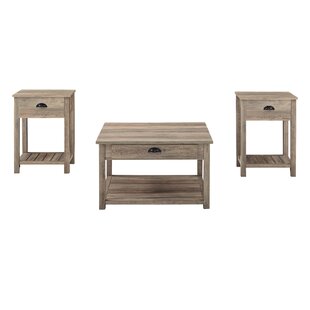 Cadhla 3 Piece Coffee Table Set by August Grove®