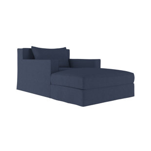 Go to store & view more images 17 Stories Letendre Linen Chaise Lounge