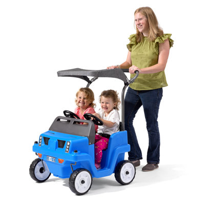 Step2 Side-By-Side Push Around Push Car and Kids Riding Toy