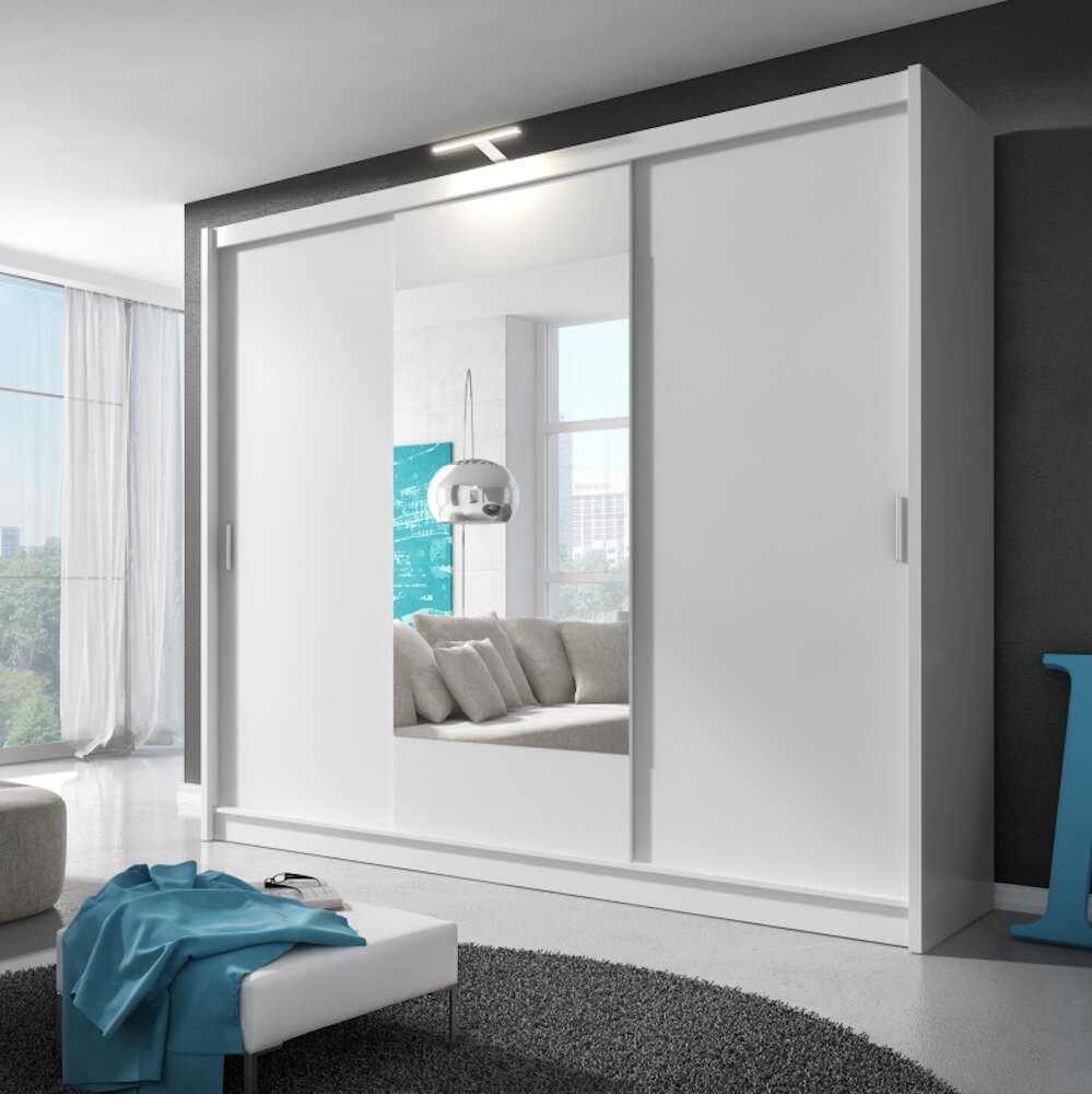 Patti Alu 3 Door Sliding Wardrobe