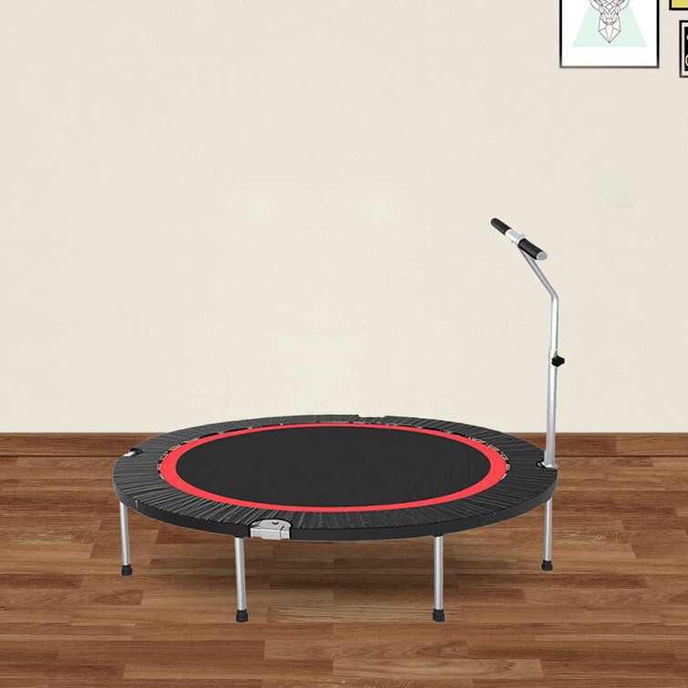 Details about    Indoor Or Outdoor Play 40In Mini Trampoline Children With Handles 