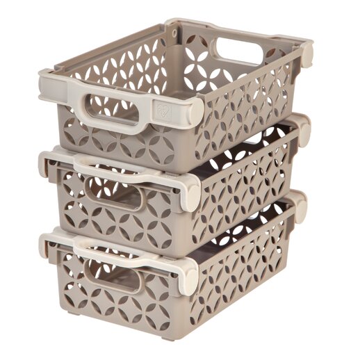 IRIS Small Decorative Plastic Basket & Reviews | Wayfair