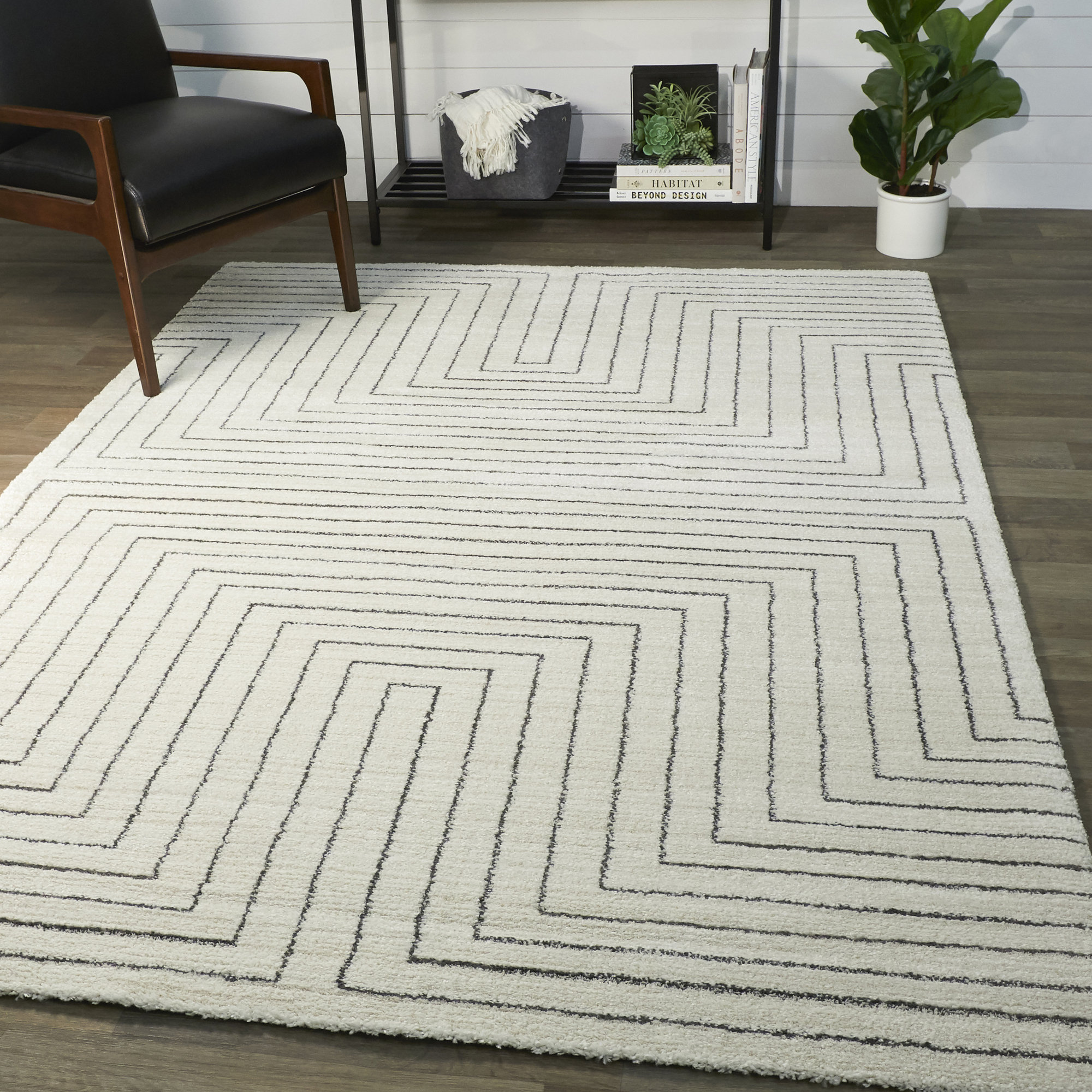 Struthers Power Loom Beige Gray Rug