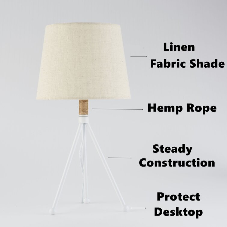 Modern Geometric Metal Relaxdays Desk lamp 18 x 19 x White Triangular Foot 