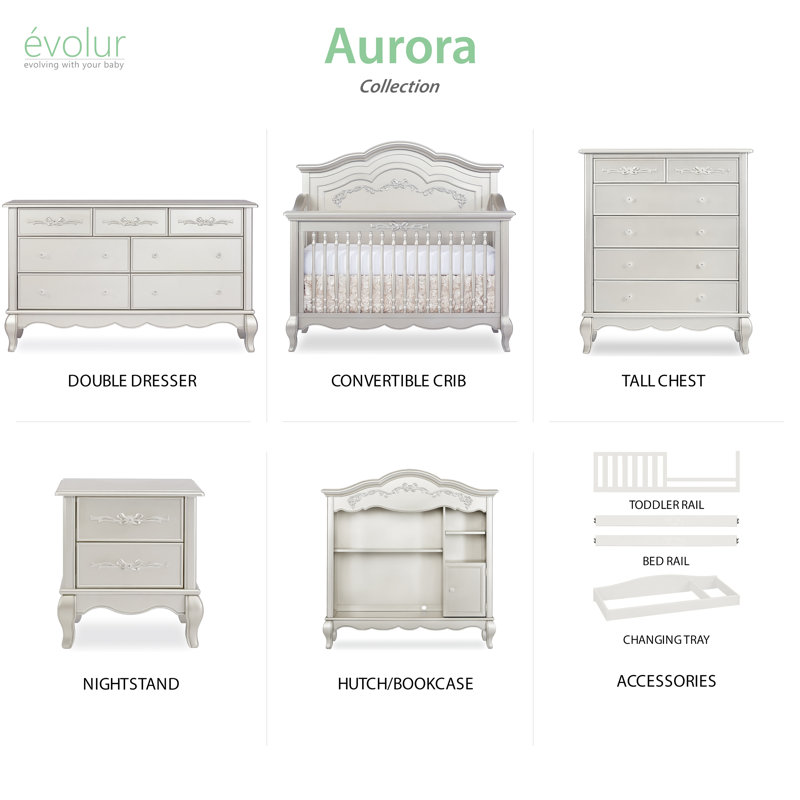 evolur aurora dresser pink