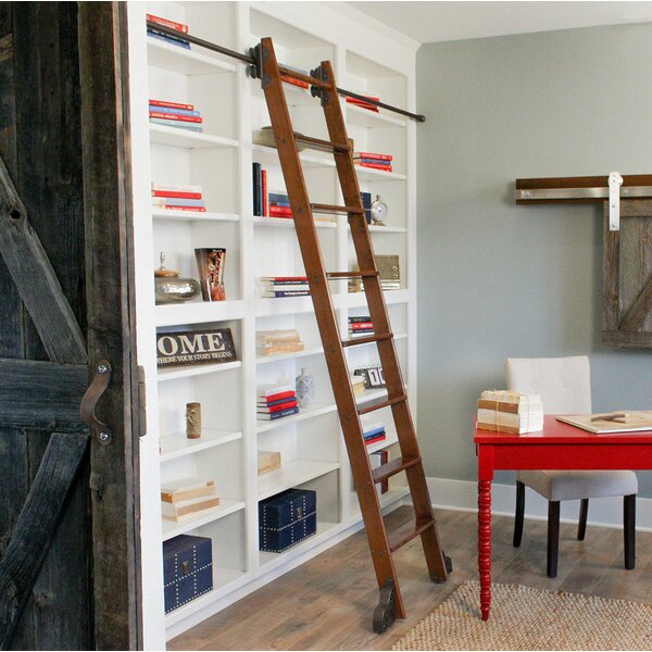 Rolling Ladder Bookcase Wayfair Ca