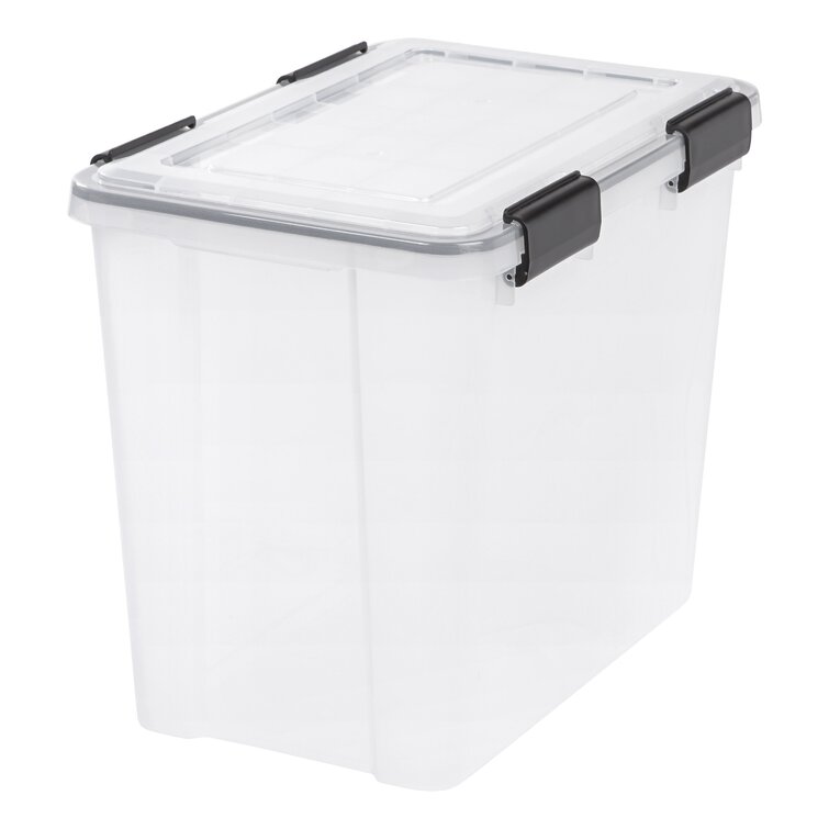 tall plastic storage totes