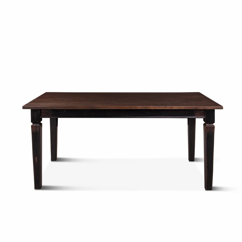 Gracie Oaks Hollie Extendable Drop Leaf Mango Solid Wood Dining Table