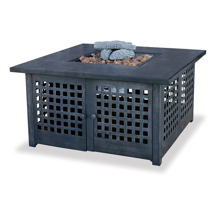 Lava Rock And Log Kit For Outdoor Fire Pit