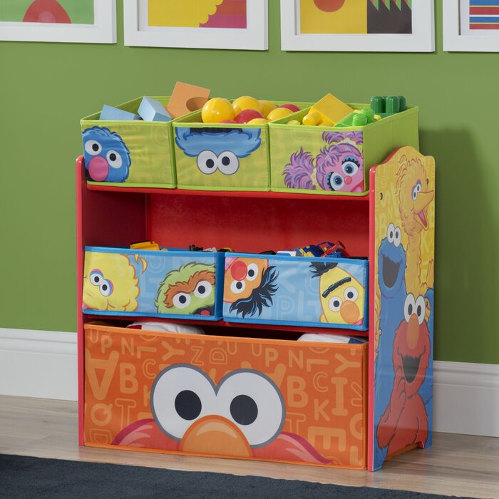 Sesame Street Multi Bin Organizer