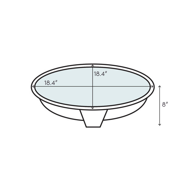 Elkay Asana Metal Circular Undermount Bathroom Sink Wayfair