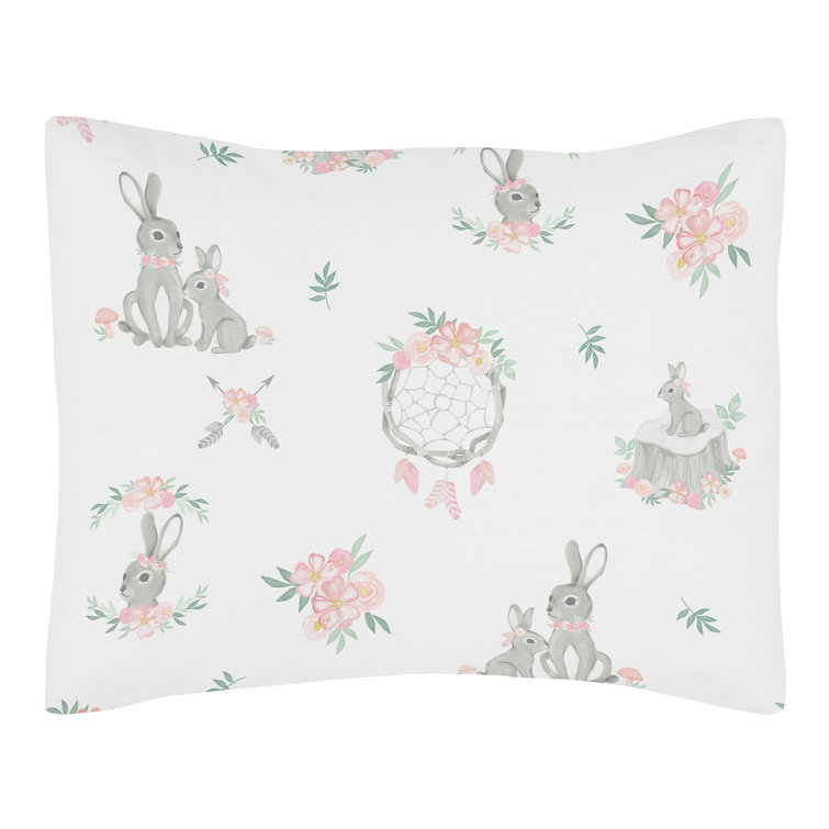 floral pillow shams
