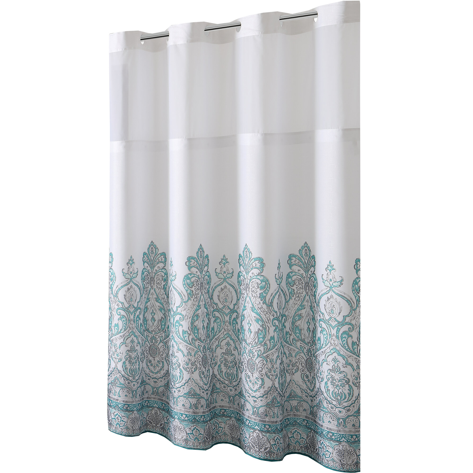 Make Happy Camper Waterproof Fabric Shower Curtain Bathroom Drapes Panel w//Hooks