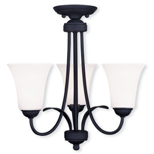 Go to store & view more images Hendrix 3-Light Shaded Chandelier by Andover Mills