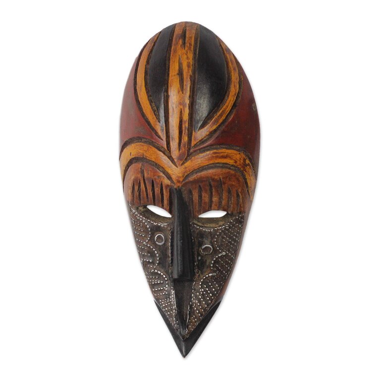 Bungalow Rose Noyim African Wood Mask | Wayfair