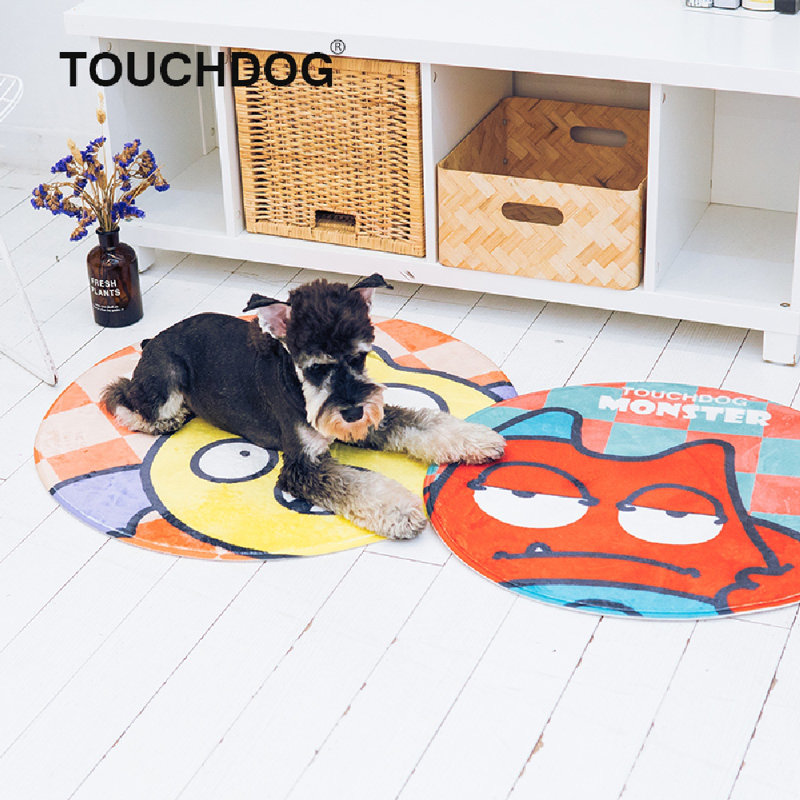 Touchdog Cartoon Alien Monster Rounded Cat And Dog Mat Wayfair
