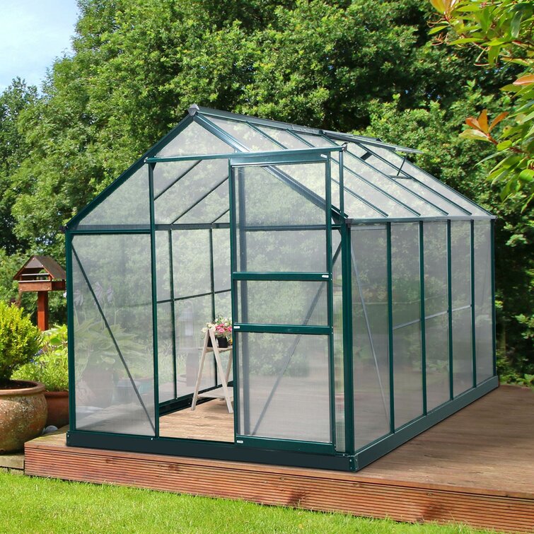 Outsunny 6.25' W x 10.25' D Greenhouse & Reviews | Wayfair