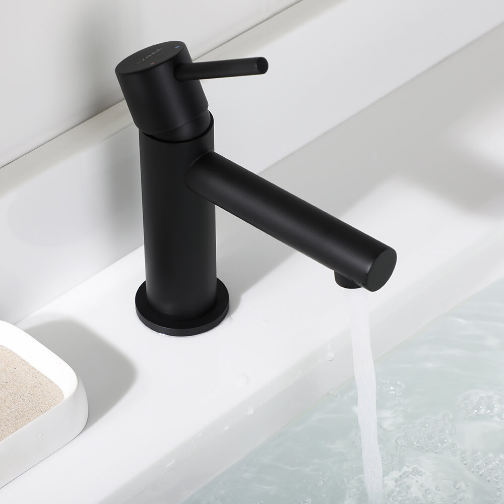 Ezanda Single Handle Bathroom Faucet With Pop Up Sink Drain Assembly Water Supply Lines Wayfair