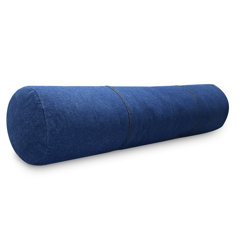 blue bolster