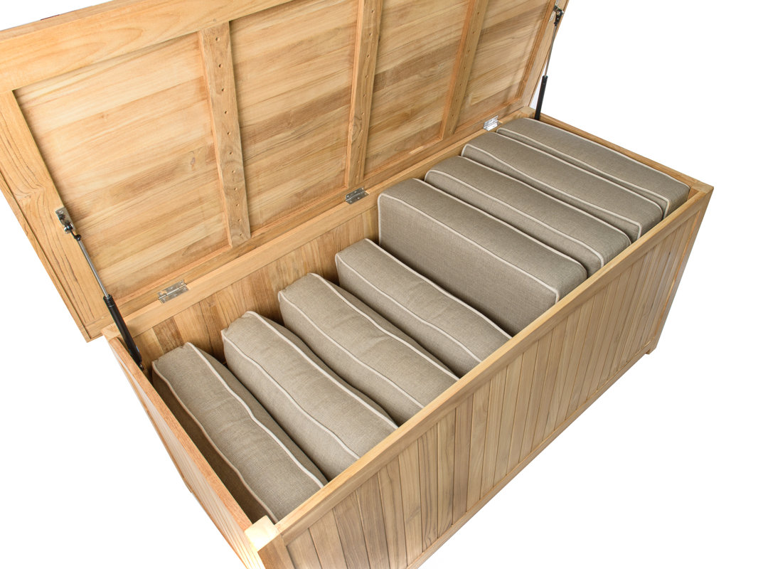 CO9 Design Essential 255 Gallon Teak Deck Box & Reviews Wayfair