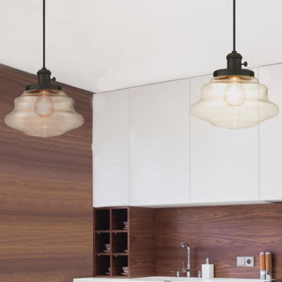 Westinghouse Lighting 1 Light Schoolhouse Pendant Reviews Wayfair 1 Light Schoolhouse Pendant