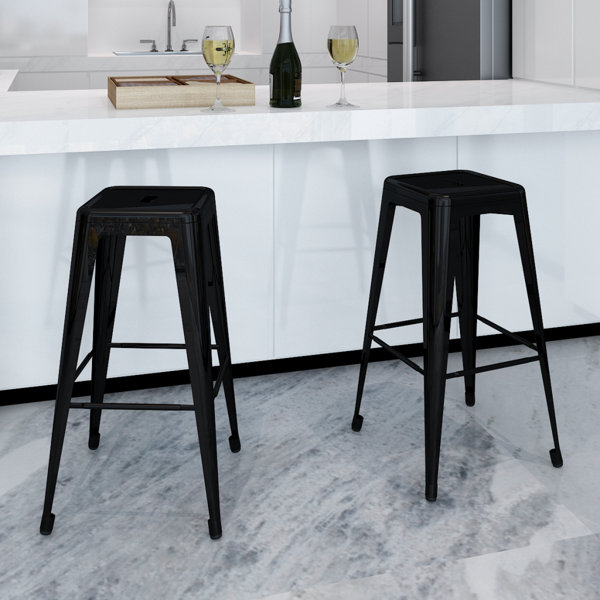 76cm bar stools, black