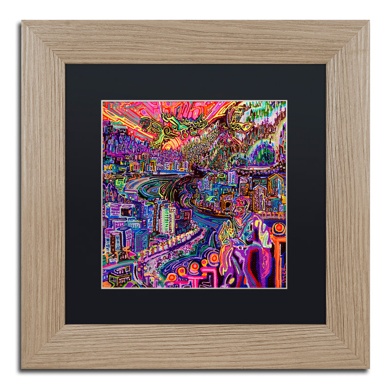 Trademark Art Hobo Framed Graphic Art Print On Canvas Wayfair
