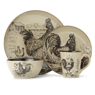 Tuscan Rooster Dinnerware Sets | Wayfair Tuscan Rooster Dinnerware Sets | Wayfair