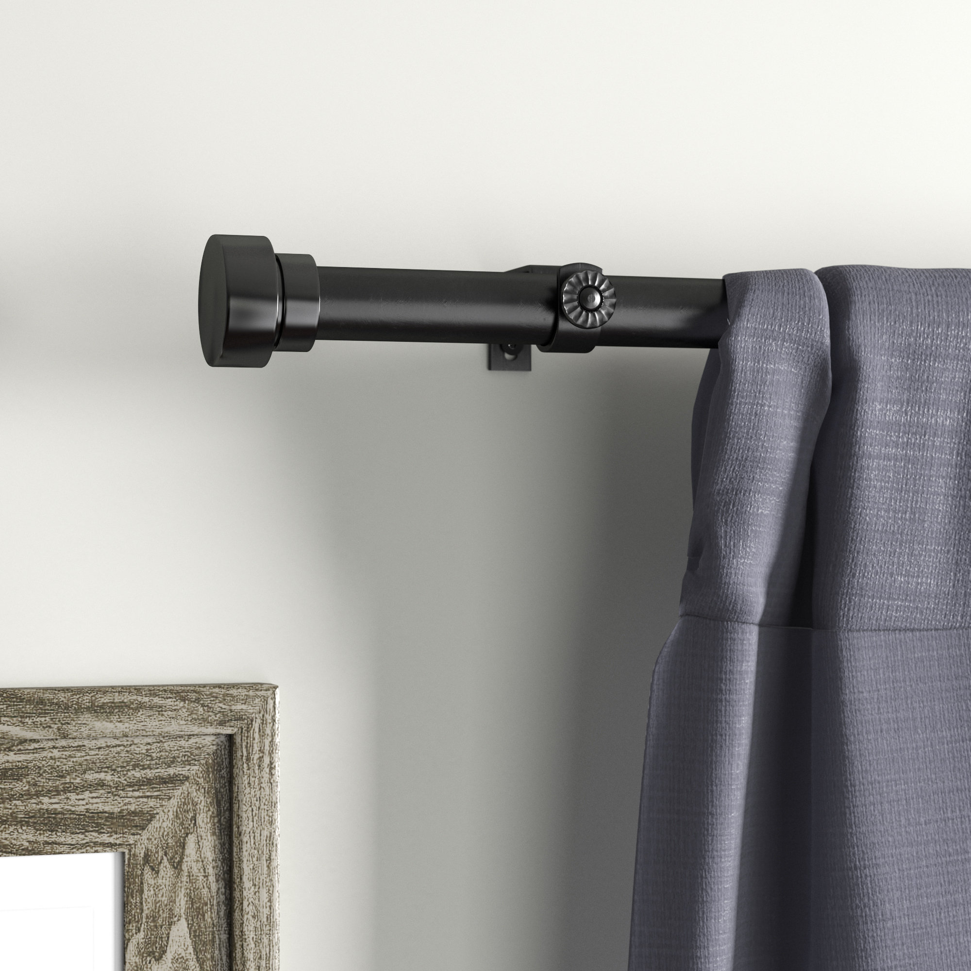 Greyleigh New Hartford Adjustable Single Curtain Rod Reviews Wayfair