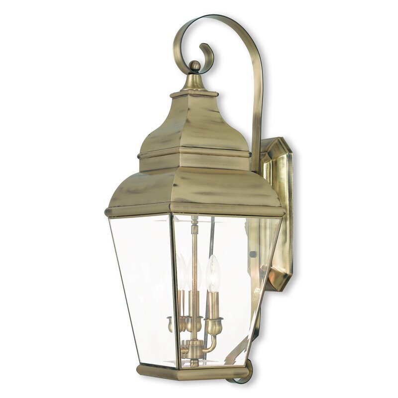 Darby Home Co Southport 3-Light Outdoor Wall Lantern
