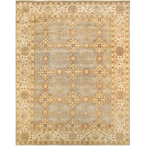 Sultanabad Hand-Knotted Ivory Area Rug