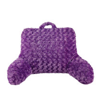 purple backrest pillow