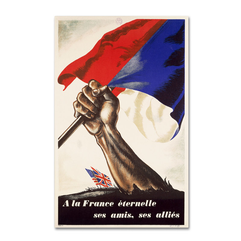 Trademark Art Poster For Liberation Of France Vintage Advertisement On Wrapped Canvas Wayfair Finde bei wayfair.de alles für dein zuhause, unabhängig von deinem stil und budget. wayfair